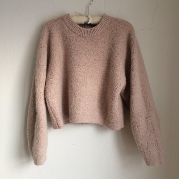 & Other Stories Sweaters - & Other Stories Cream Wool Mohair Sweater